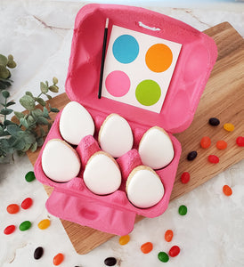 Mini Egg Paint Your Own Cookie Carton